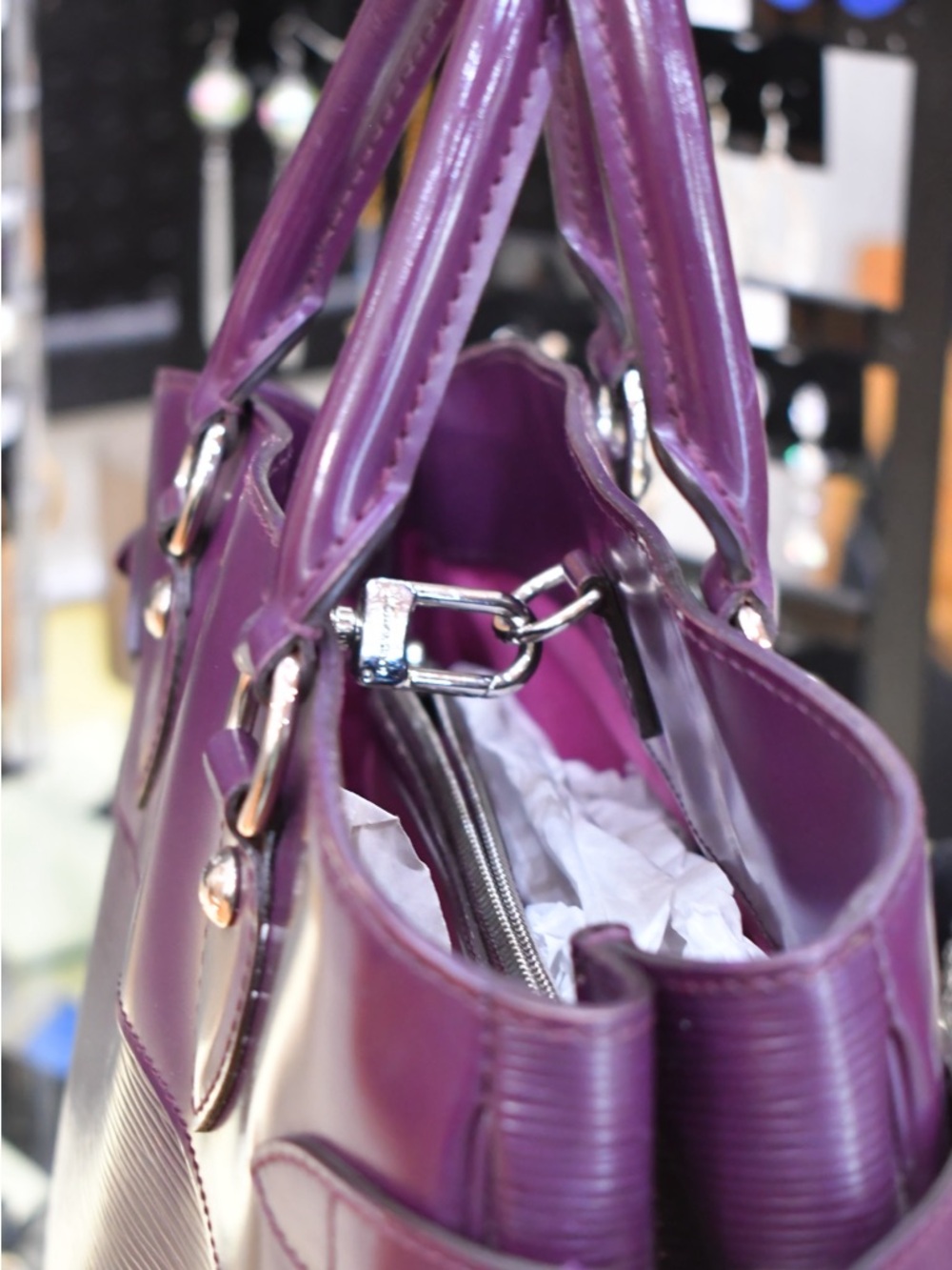 Louis Vuitton Structured Satchel - Picture 5 of 6
